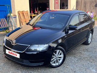 2019 Skoda Rapid I Рестайлинг, чёрный, 610000 рублей, вид 1