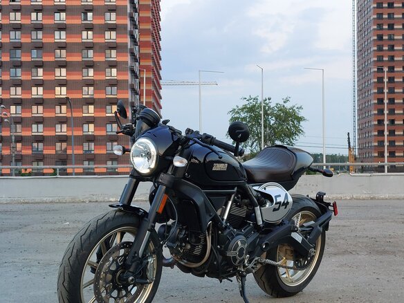 2017 Ducati Scrambler 800, чёрный, 750000 рублей - вид 6