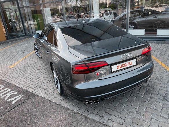 2016 Audi S8 III (D4) Рестайлинг, серый - вид 5