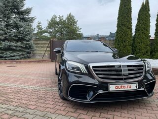 2014 Mercedes-Benz S-Класс AMG 63 AMG Long III (W222, C217), чёрный, 4900000 рублей, вид 2