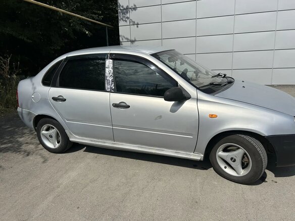 2008 Lada (ВАЗ) Kalina I, серебристый, 180000 рублей - вид 4