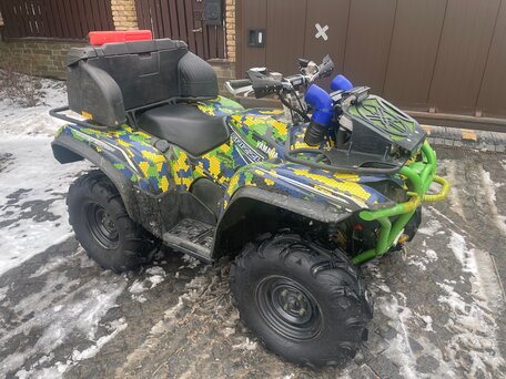 2019 Yamaha Grizzly 700, серый, 1200000 рублей, вид 4