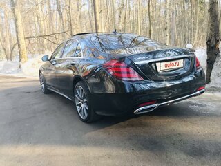 2019 Mercedes-Benz S-Класс 400 d Long VI (W222, C217) Рестайлинг, чёрный, 5300000 рублей, вид 2