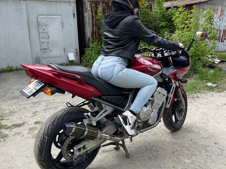 2002 Yamaha FZS1000 Fazer, красный, 360000 рублей, вид 2