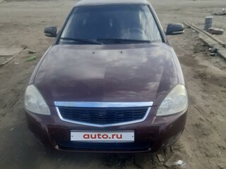 2008 Lada (ВАЗ) Priora I, красный, 450000 рублей, вид 1