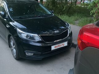 2015 Kia Rio III Рестайлинг, чёрный, 1300000 рублей, вид 5