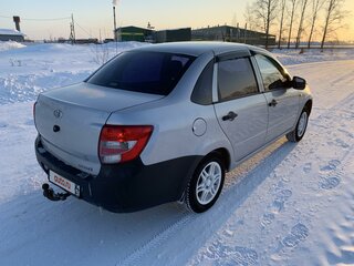 2012 Lada (ВАЗ) Granta I, серебристый, 650000 рублей, вид 4