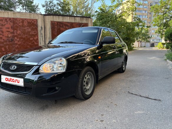 2014 Lada (ВАЗ) Priora I Рестайлинг, чёрный, 730000 рублей