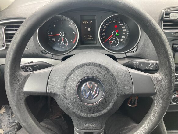 2009 Volkswagen Golf VI, белый, 1000000 рублей - вид 7