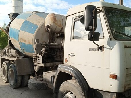 2003 КамАЗ Автобетоносмеситель, серебристый, 800000 рублей, вид 4