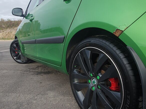 2010 Skoda Fabia RS II, зелёный, 695000 рублей - вид 6