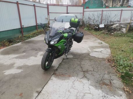 2014 Kawasaki ER-6F (Ninja 650R), зелёный, 578000 рублей, вид 3