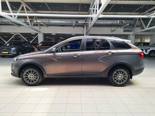 2018 Lada (ВАЗ) Vesta SW Cross I, голубой, 870000 рублей, вид 4