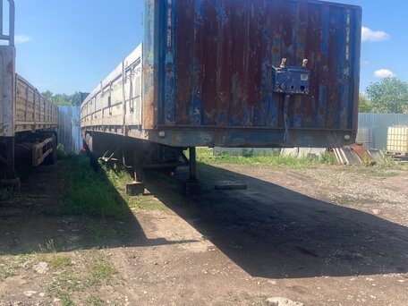 1989 Fruehauf Полуприцеп-бортовой, синий, 250000 рублей, вид 1