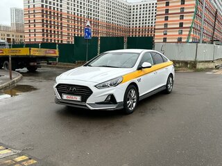 2019 Hyundai Sonata VII (LF) Рестайлинг, белый, 1700000 рублей, вид 2