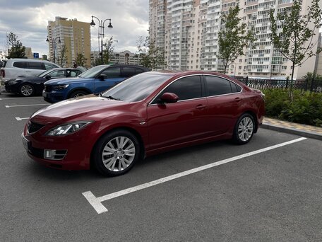 2008 Mazda 6 II (GH), красный, 1230000 рублей, вид 1