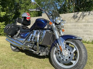2009 Triumph Rocket 3, синий, 1150000 рублей, вид 1