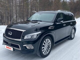 2017 Infiniti QX80 I Рестайлинг, чёрный, 3849000 рублей, вид 1