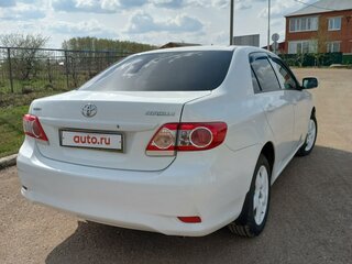 2013 Toyota Corolla X (E140, E150) Рестайлинг, белый, 1200000 рублей, вид 5