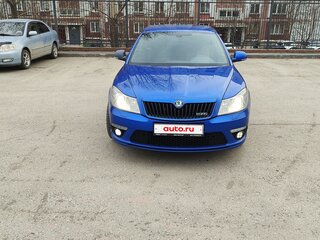 2011 Skoda Octavia RS II Рестайлинг, синий, 1250000 рублей, вид 2