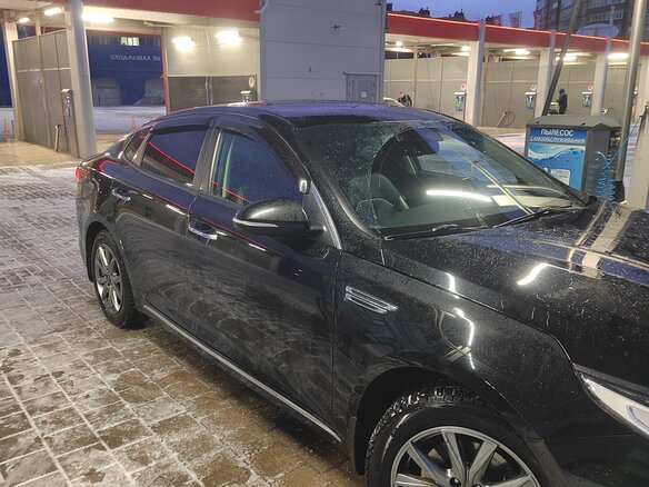 2019 Kia Optima IV Рестайлинг, чёрный - вид 3