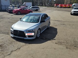 2012 Mitsubishi Lancer X Рестайлинг, серебристый, 900000 рублей, вид 5