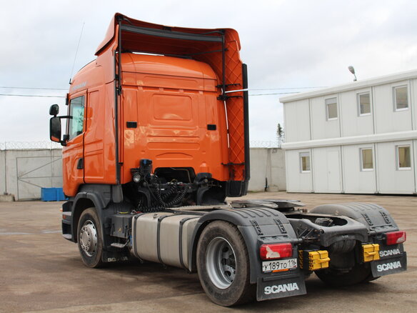 2015 Scania R-Series, оранжевый - вид 4