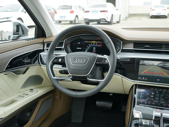 2023 Audi A8 Long 55 TFSI IV (D5) Рестайлинг, серебристый - вид 22
