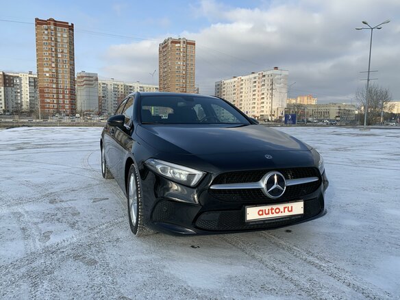 2019 Mercedes-Benz A-Класс 200 IV (W177), чёрный, 3400000 рублей - вид 6