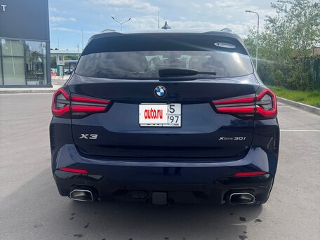 2022 BMW X3 30i xDrive III (G01) Рестайлинг, синий, 4890000 рублей, вид 5