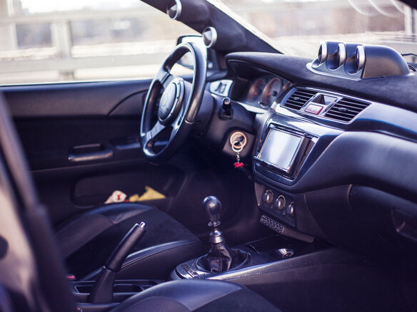 2007 Mitsubishi Lancer Evolution IX, чёрный - вид 5