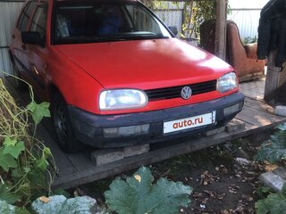 1995 Volkswagen Golf III, красный, 185000 рублей, вид 1