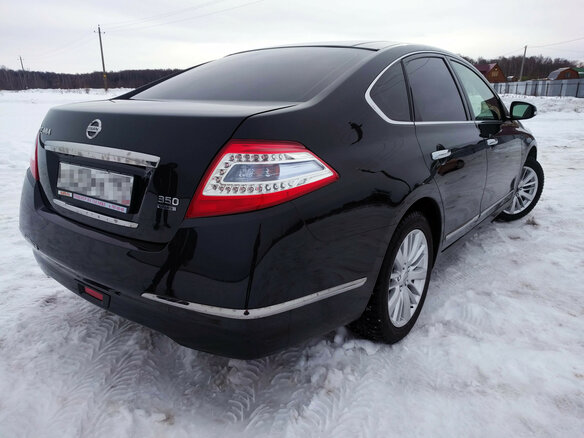 2011 Nissan Teana II (J32) Рестайлинг, чёрный - вид 9