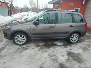 2017 Lada (ВАЗ) Kalina Cross II, серый, 590000 рублей, вид 2