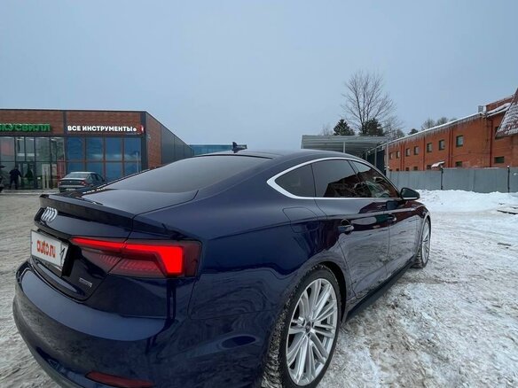 2019 Audi A5 II (F5), синий, 3500000 рублей - вид 7