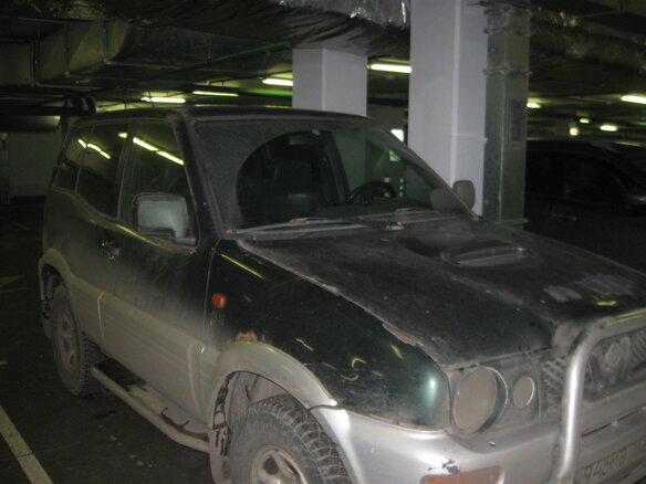 2001 Nissan Terrano II Рестайлинг 2, зелёный