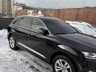 2017 Audi Q7 II (4M), чёрный, 3850000 рублей, вид 4