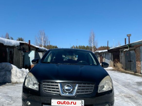 2007 Nissan Qashqai I, чёрный, 1000000 рублей