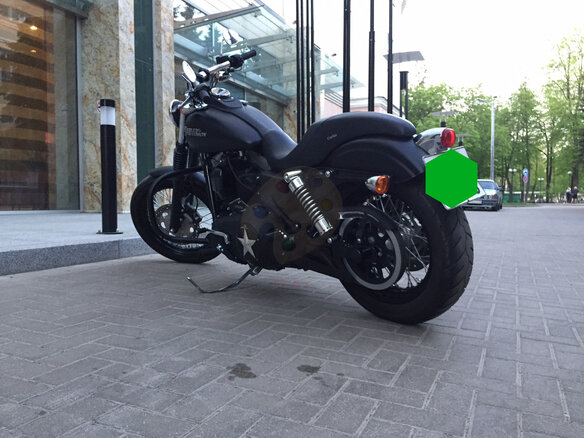 2012 Harley-Davidson Street Bob, чёрный - вид 4