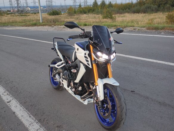 2018 Yamaha MT-09 (FZ-09), белый, 800000 рублей - вид 10
