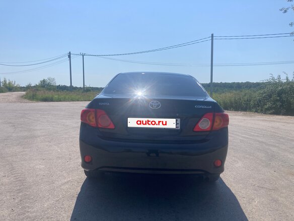 2008 Toyota Corolla X (E140, E150), чёрный - вид 3