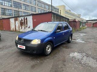 2007 Renault Logan I, синий, 190000 рублей, вид 2