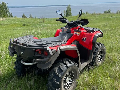 2012 BRP Can-Am Outlander 500, красный, 760000 рублей, вид 4