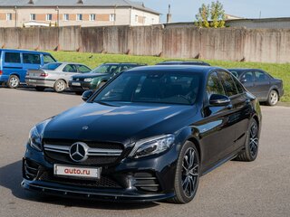 2019 Mercedes-Benz C-Класс AMG 43 AMG IV (W205) Рестайлинг, чёрный, 6000000 рублей, вид 1