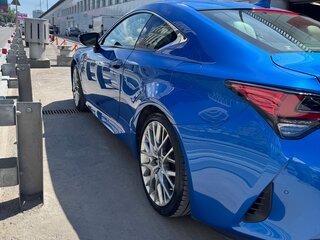 2018 Lexus RC 300 I Рестайлинг, синий, 4250000 рублей, вид 4
