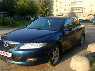 2005 Mazda 6 I (GG) Рестайлинг, синий, 170000 рублей, вид 1