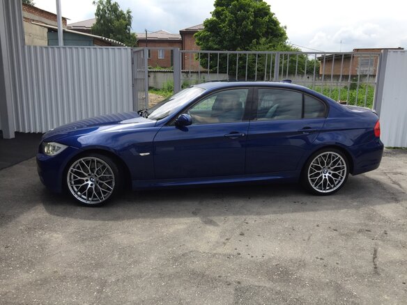 2008 BMW 3 серии 335i xDrive V (E90/E91/E92/E93), синий - вид 4