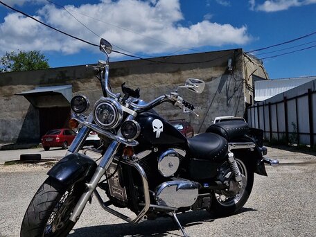 2000 Kawasaki VN1500 Vulcan, чёрный, 430000 рублей, вид 1