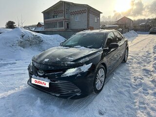 2020 Toyota Camry VIII (XV70), чёрный, 3500000 рублей, вид 3