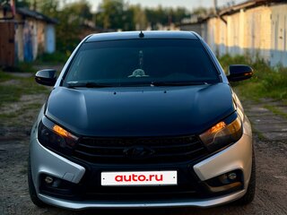 2016 Lada (ВАЗ) Vesta I, серебристый, 800000 рублей, вид 3